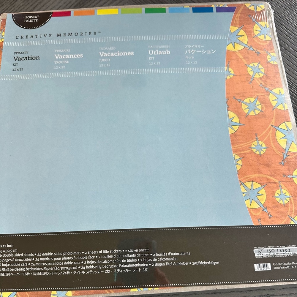 Creative Memories Vacation Scrapbook Kit